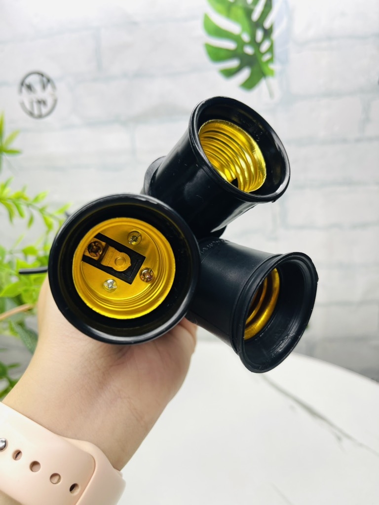 Đui Bóng Đèn Xoay Kèm Dây Chống Nước (1)