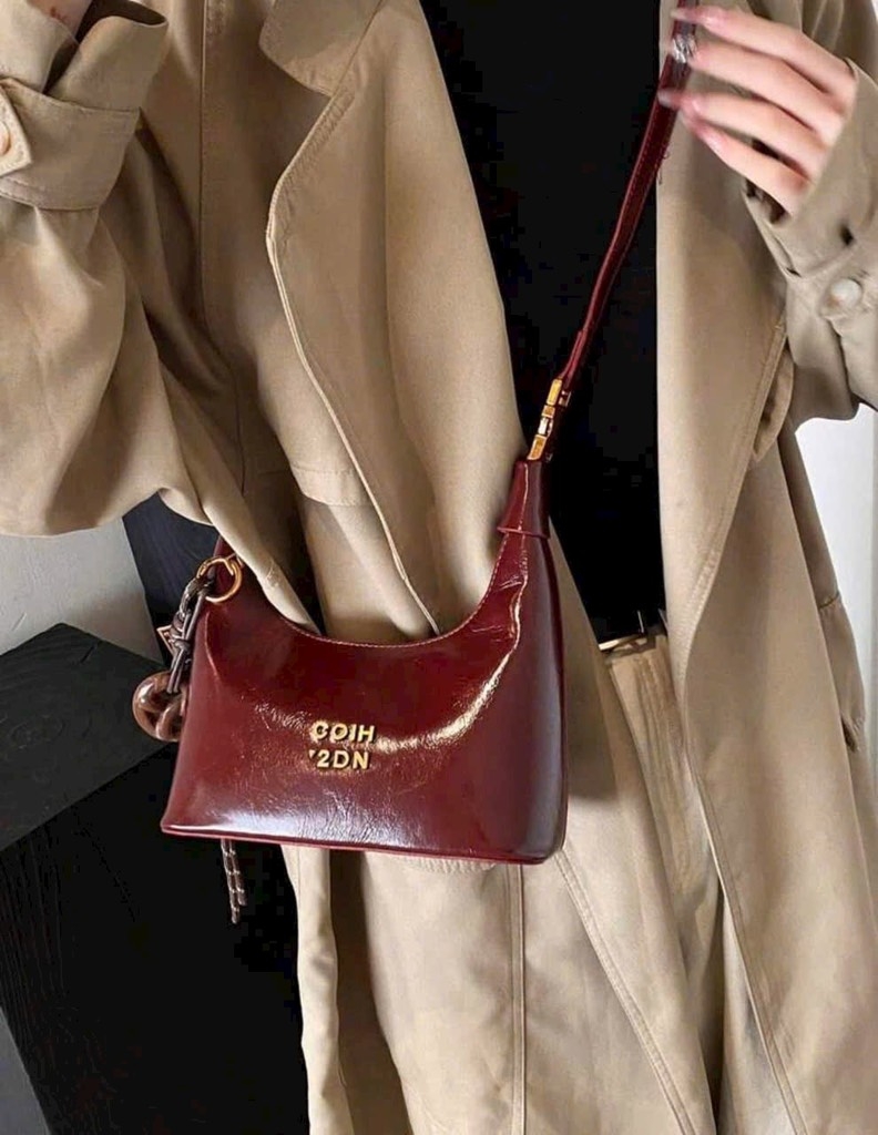 TÚI COIH 2ND ĐỎ ĐẬM , NỘI ĐỊA TRUNG KÈM TAG (15)