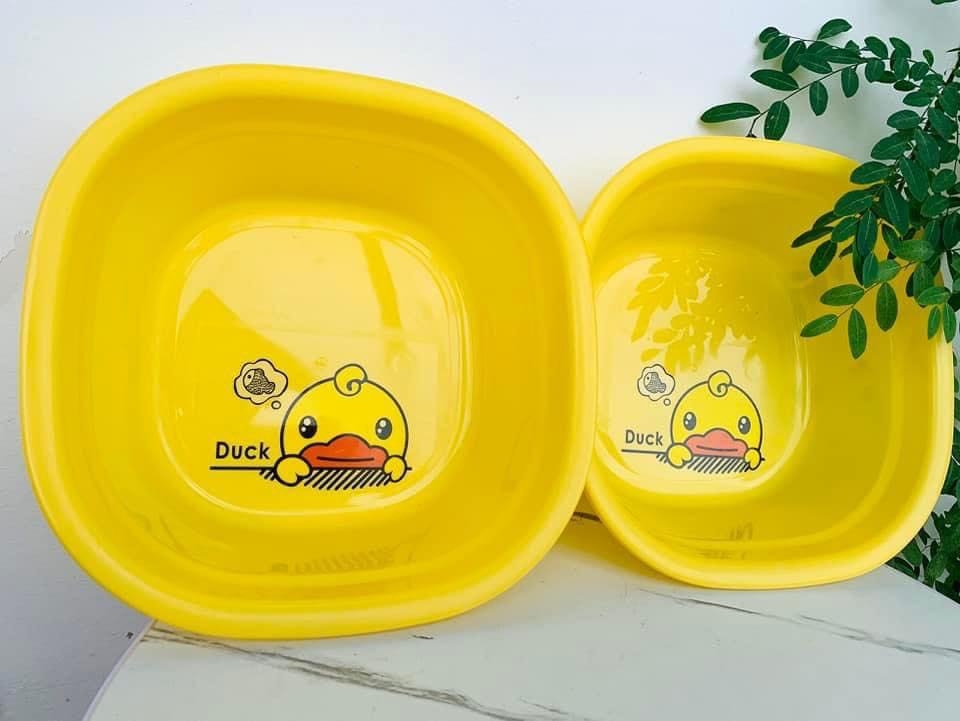 CHẬU NHỰA 27cm NHIỀU MÀU HÌNH VỊT (1)
