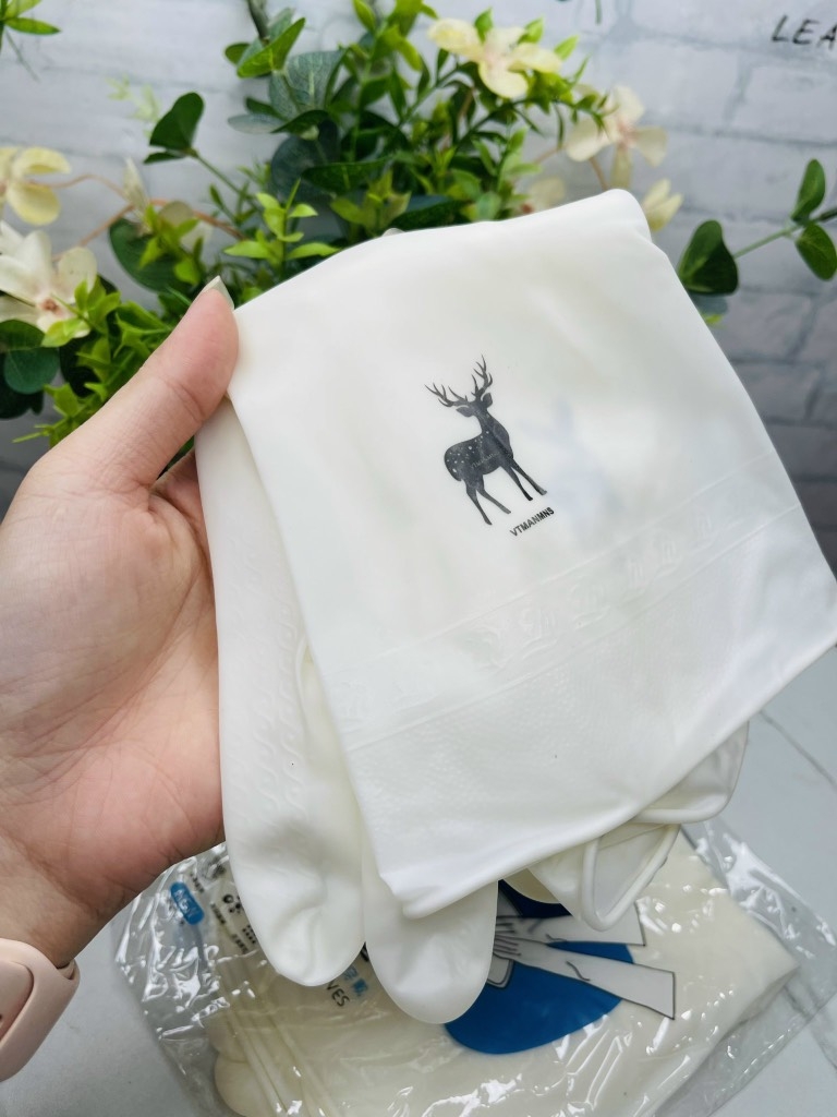 Găng Tay Cao Su Rửa Chén Hình Hươu (1)