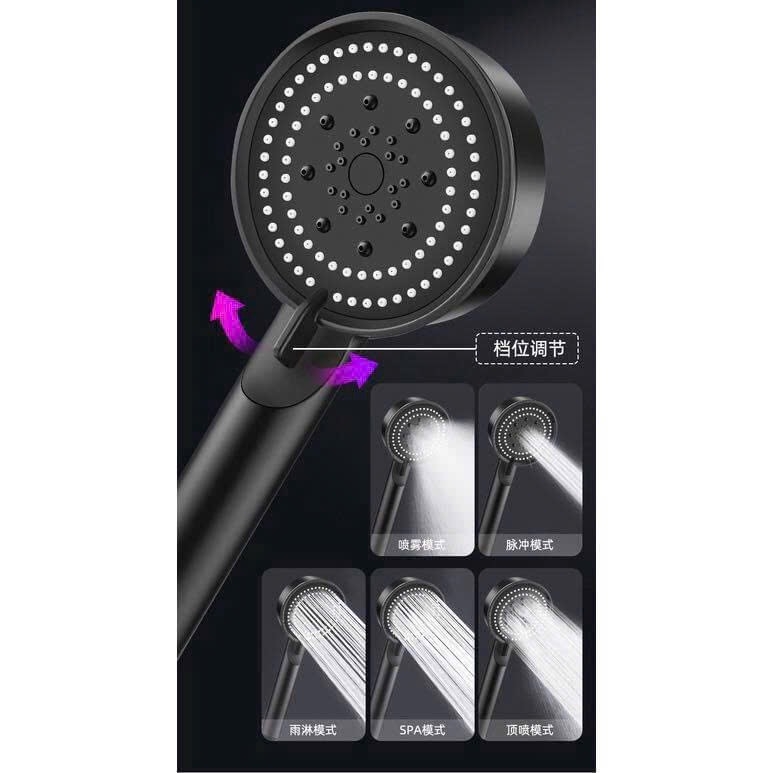 Đầu Vòi Sen Tắm Tăng Áp 5 Chế Độ (2)