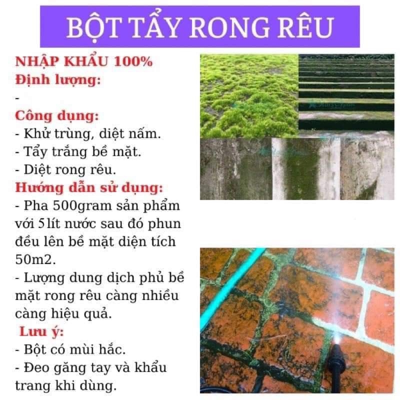 Bột Tẩy Rong Rêu 500g (3)