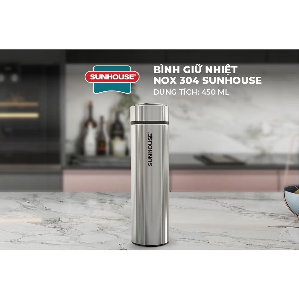 Bình Giữ Nhiệt Sunhouse Inox 304 Xịn 450ml (8) '