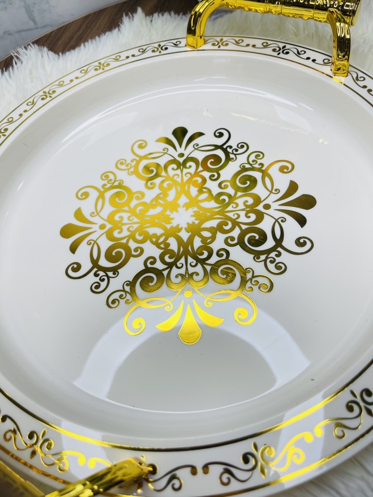 DĨA ĐỂ THỰC PHẨM 35cm DECOR PHONG CÁCH CHÂU ÂU SANG TRỌNG (4)