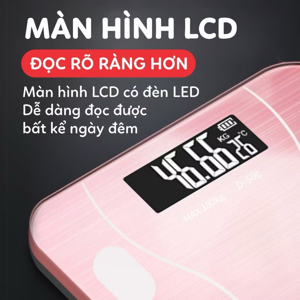 Cân Sức Khoẻ Điện Tử Dùng Pin Sạc (12)