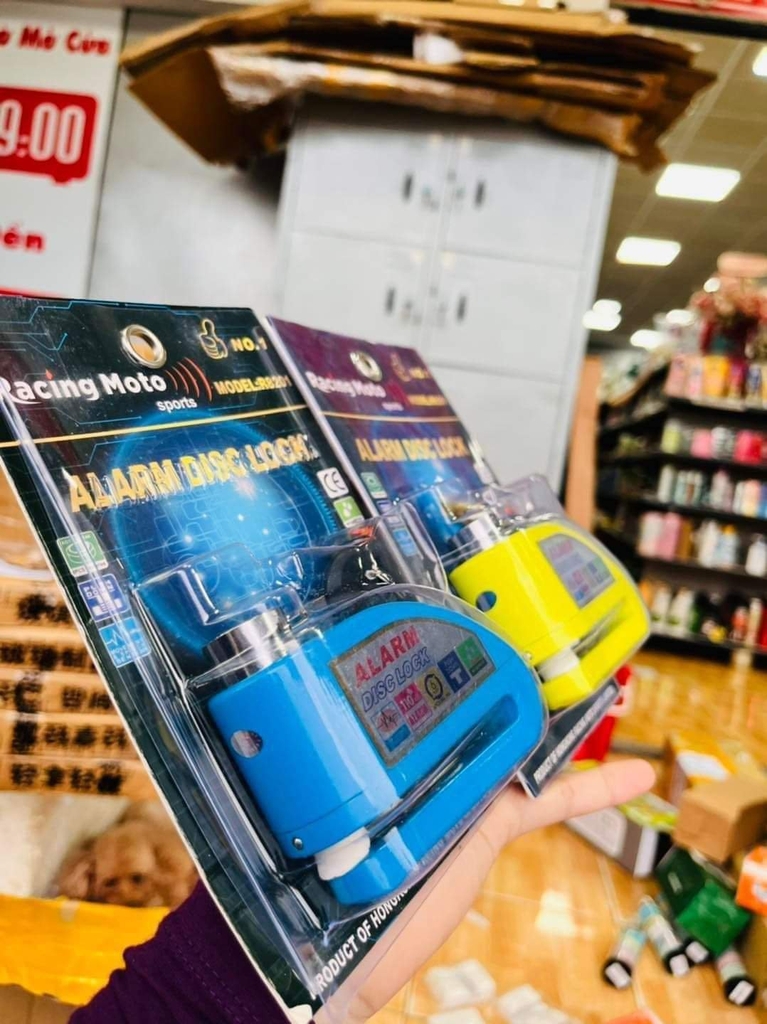 Khoá Đĩa Xe Máy Có Báo Động Mẫu Xịn Alarm (14)