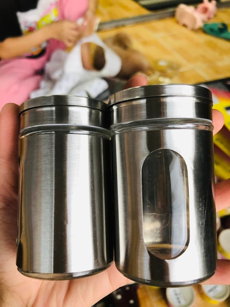 Lọ Đựng Tiêu / Tăm Inox 100ml (1)