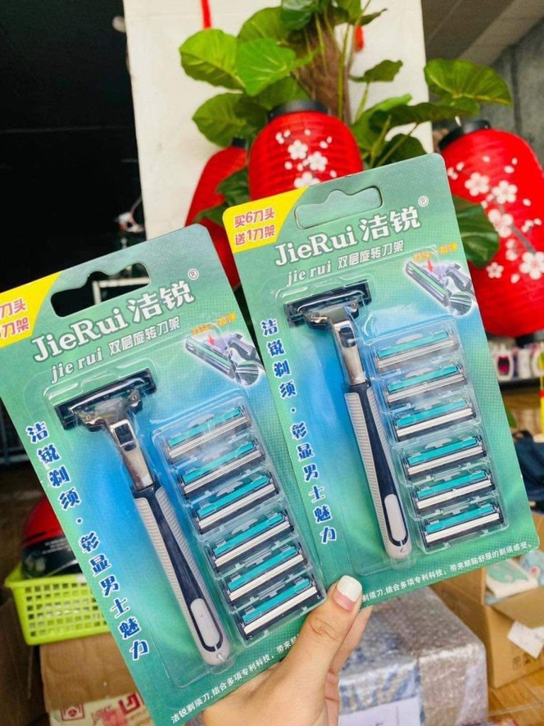 Dao Cạo Râu JiRui Kèm 6 Lưỡi (2)
