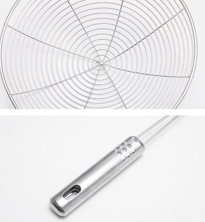 CHAO VÒNG INOX MÚC ĐỒ CHIÊN RÁO DẦU 16cm (2)
