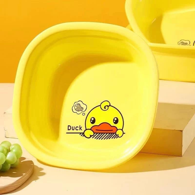 CHẬU NHỰA 27cm NHIỀU MÀU HÌNH VỊT (1)