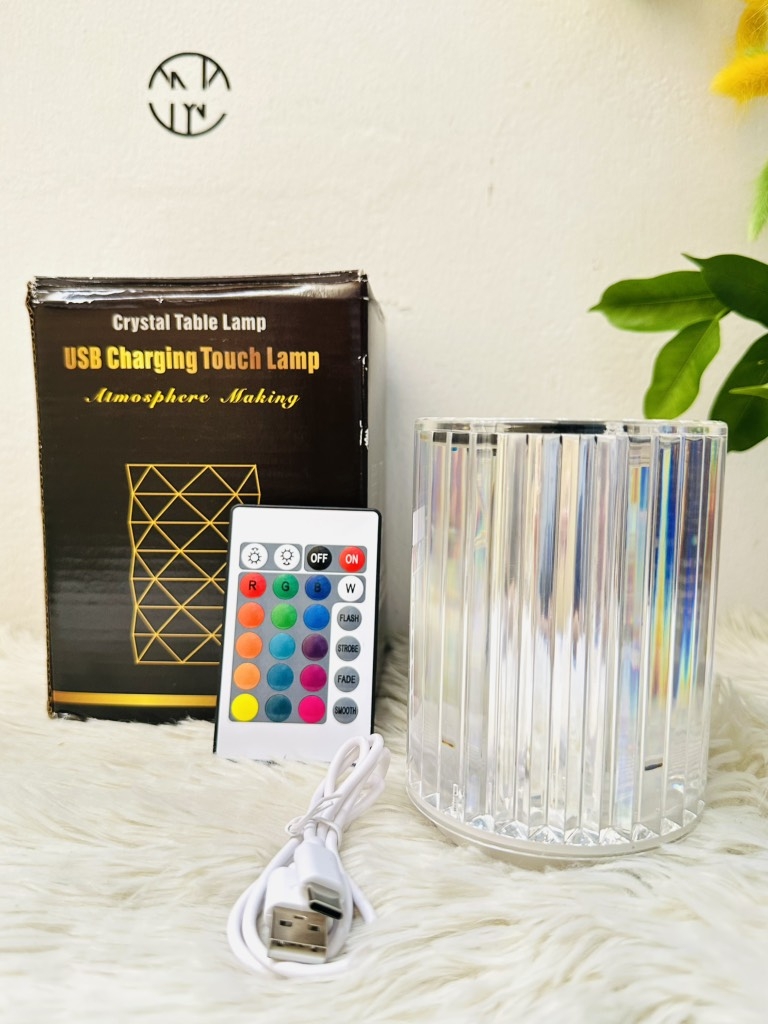Đèn Pha Lê Trang Trí Phòng Ngủ Có Remote