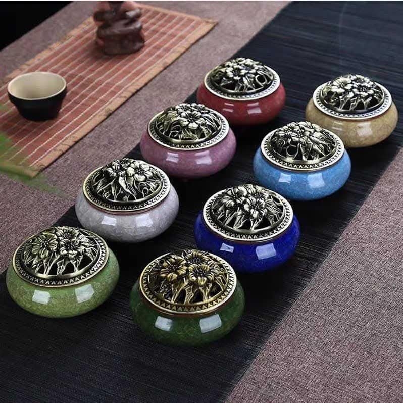 Lư Sứ Xông Trầm Hương Cao Cấp Mẫu Lớn (2)