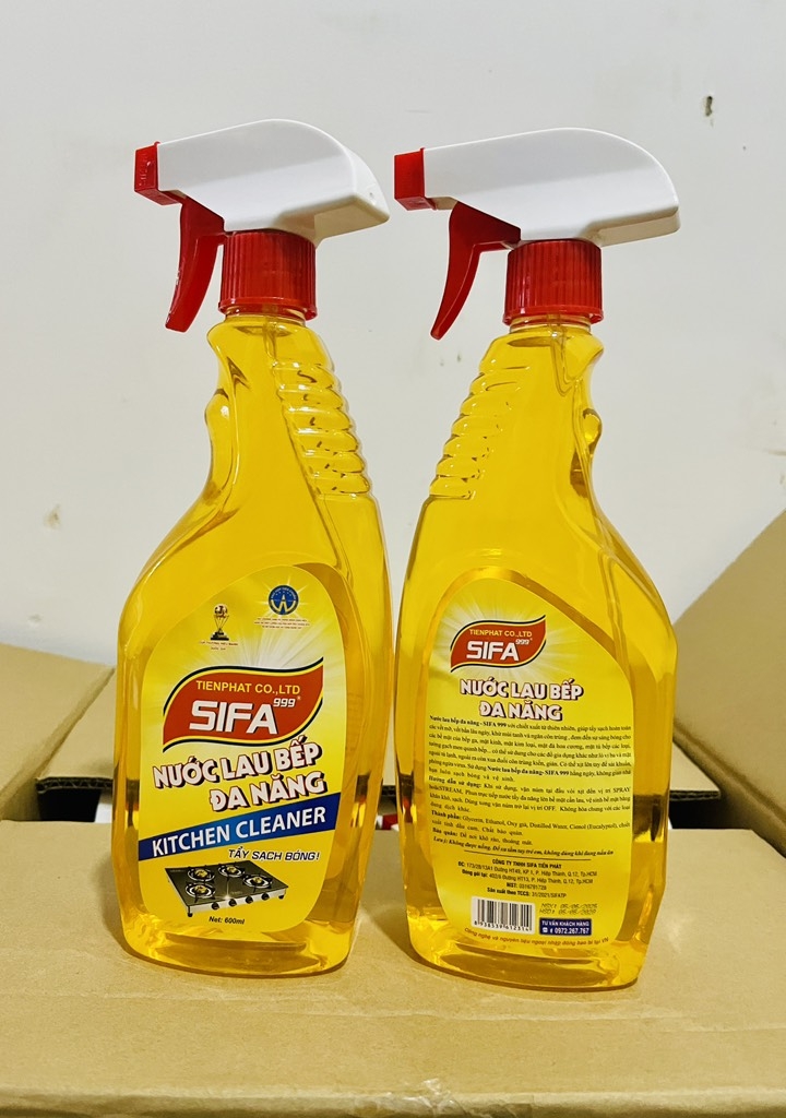 Chai Xịt Lau Bếp Đa Năng Cty SIFA 600ml (thùng 24 chai) (2)