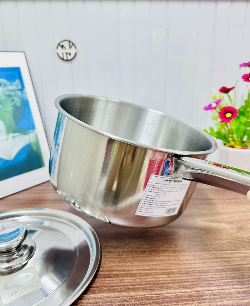 NỒI QUẤCH INOX CÓ NẮP