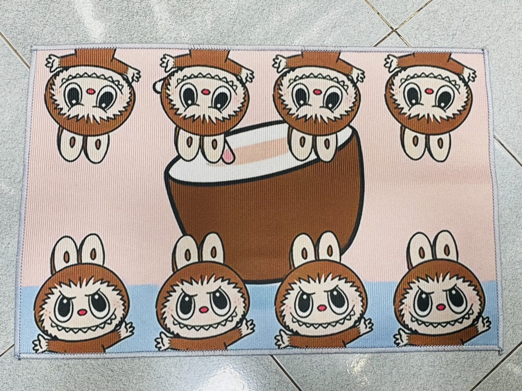 THẢM LÓT CHÂN CHỐNG TRƯỢT LABUBU HOT TREND (1)