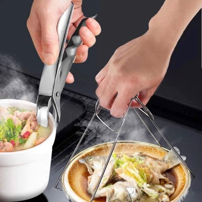 Kẹp gắp đồ nóng , gắp chén dĩa inox chịu lực (2)