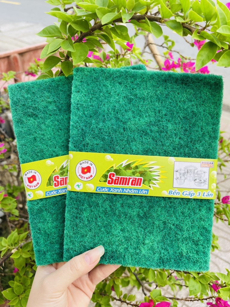 CƯỚC RỬA CHÉN XANH NHÁM SAMRAN LỚN (1)
