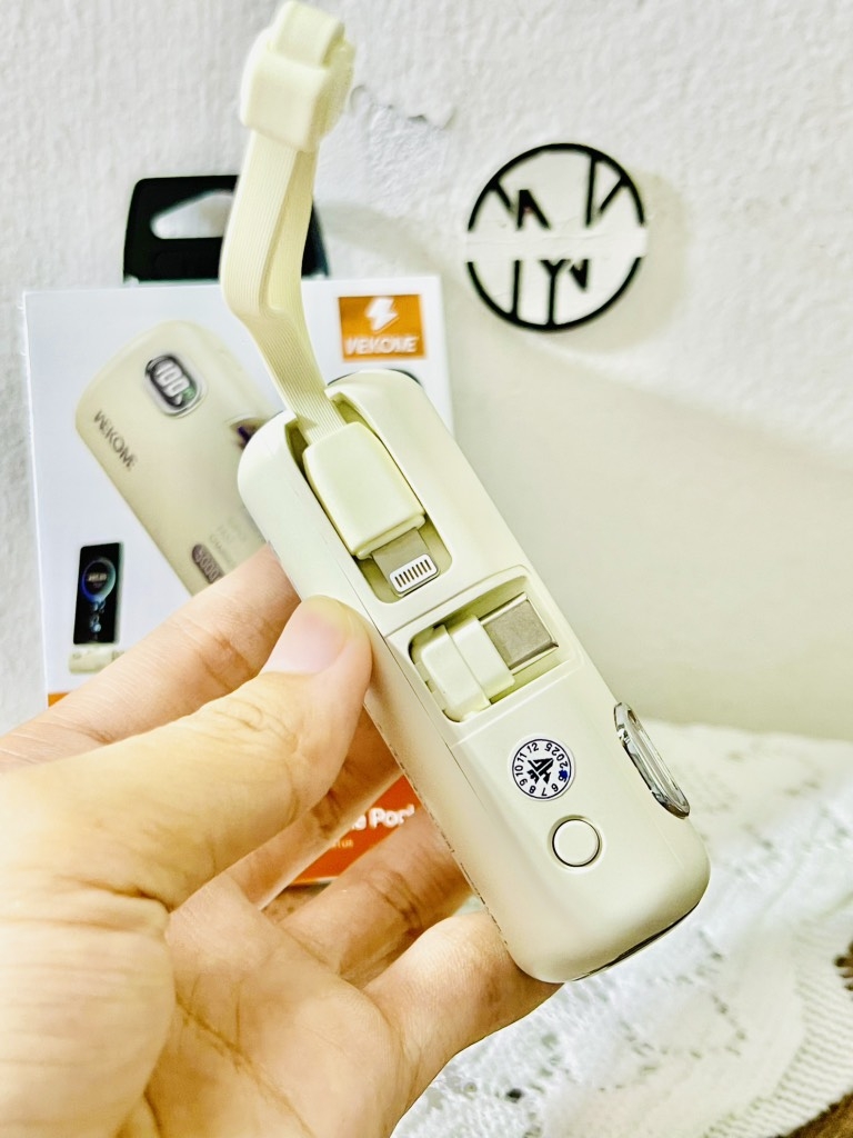 PIN SẠC DỰ PHÒNG NHANH 22.5W SIÊU NHỎ GỌN 5.000mah CHÍNH HÃNG WEKOME  (14)