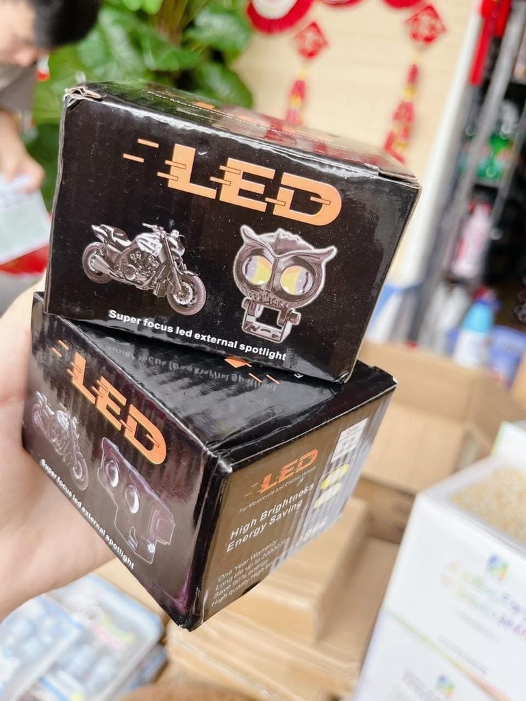 Đèn Bi Pha Siêu Sáng Xe Máy Chim Cú Mèo (9)