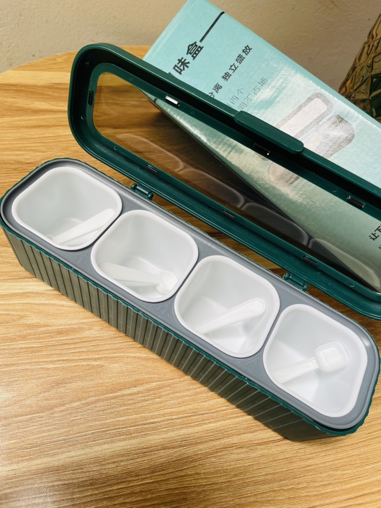 HỘP ĐỰNG GIA VỊ 4 NGĂN SHENGYU HÀNG NĐ (3)