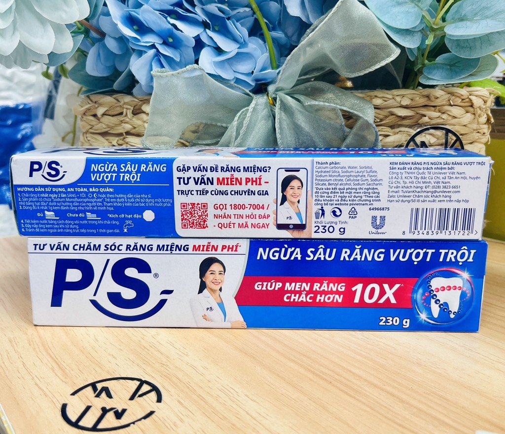 KEM ĐÁNH RĂNG P/S 230g NGỪA SÂU RĂNG 10x