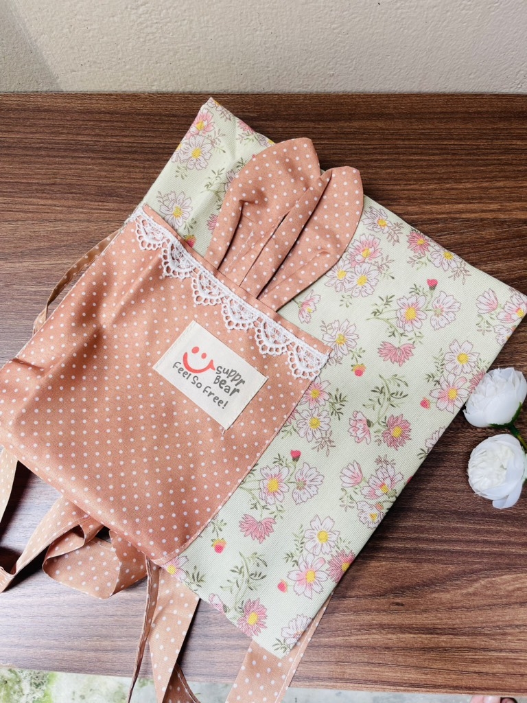 Tạp Dề hoa Vintage Có Túi (3)