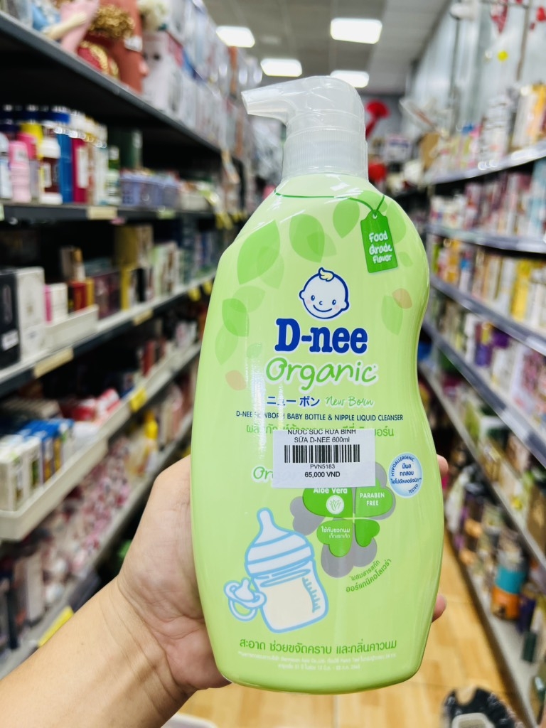 NƯỚC SÚC RỬA BÌNH SỮA D-NEE 600ml HÀNG CHUẨN NĐ THÁI (6)