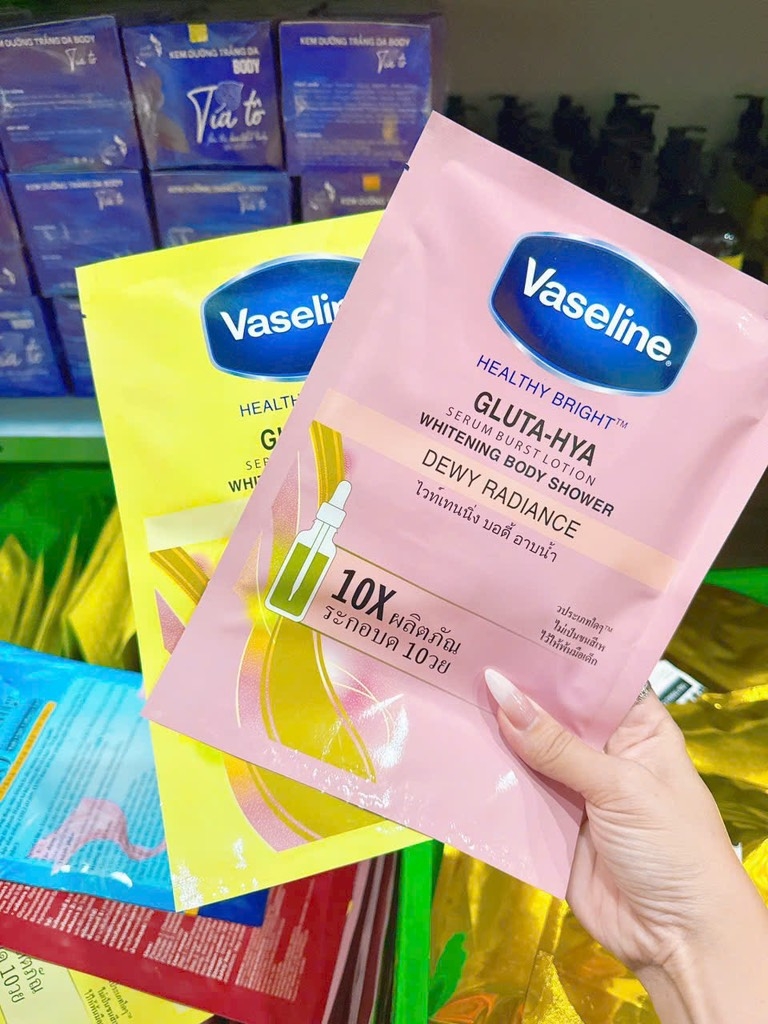 TẮM TRẮNG VASELINE 10X DẠNG BỊT GÓI '