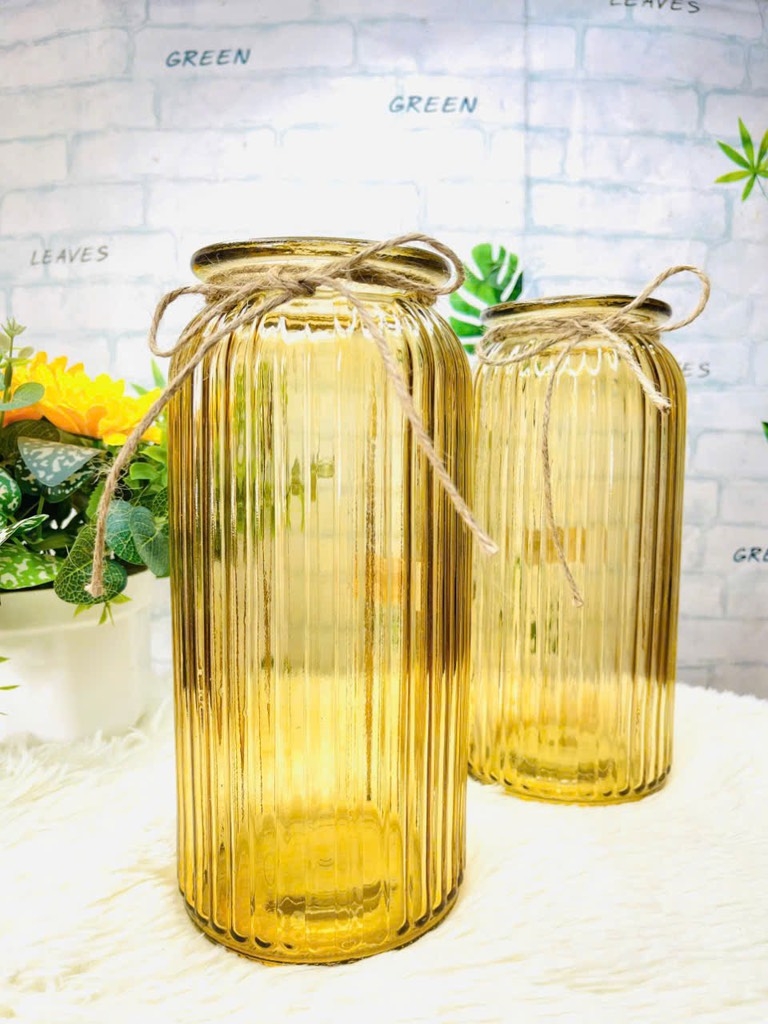 BÌNH CẮM HOA THUỶ TINH SỌC VÀNG MẪU TO (3)