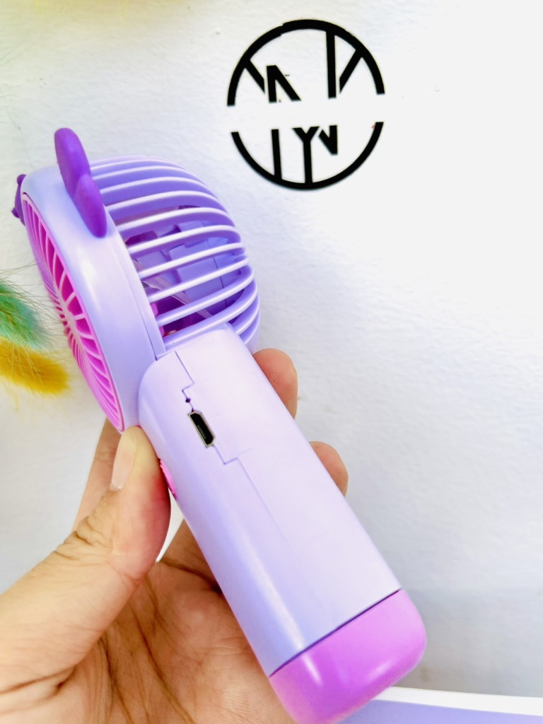 QUẠT CẦM TAY CÓ CÁNH CHIM KUTE (2)