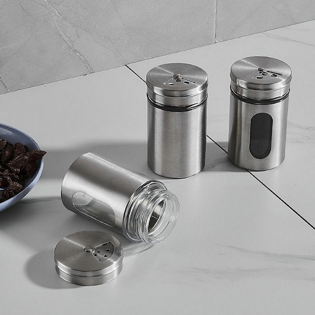 Lọ Đựng Tiêu / Tăm Inox 100ml (1)
