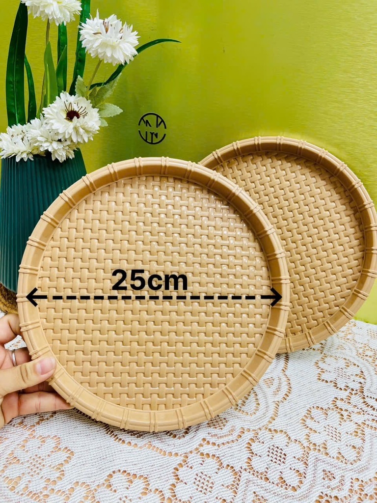 Mẹt Nhựa Giả Tre 25cm Cty Thành Đạt (2)