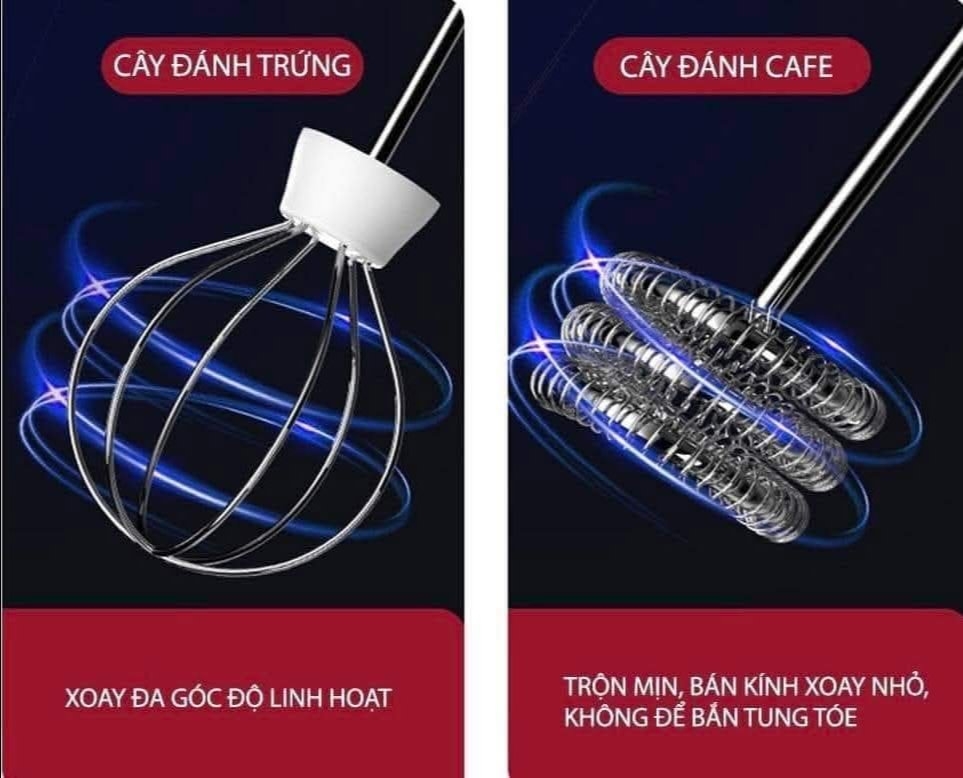 MÁY ĐÁNH TRỨNG TẠO BỌT CAFE 2 ĐẦU (5)