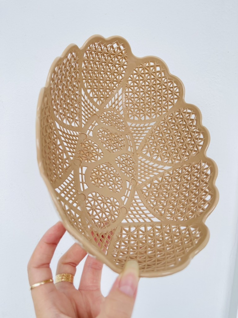 RỔ MÂY ĐỰNG RAU NHỰA XỊN SIZE 28cm (1)