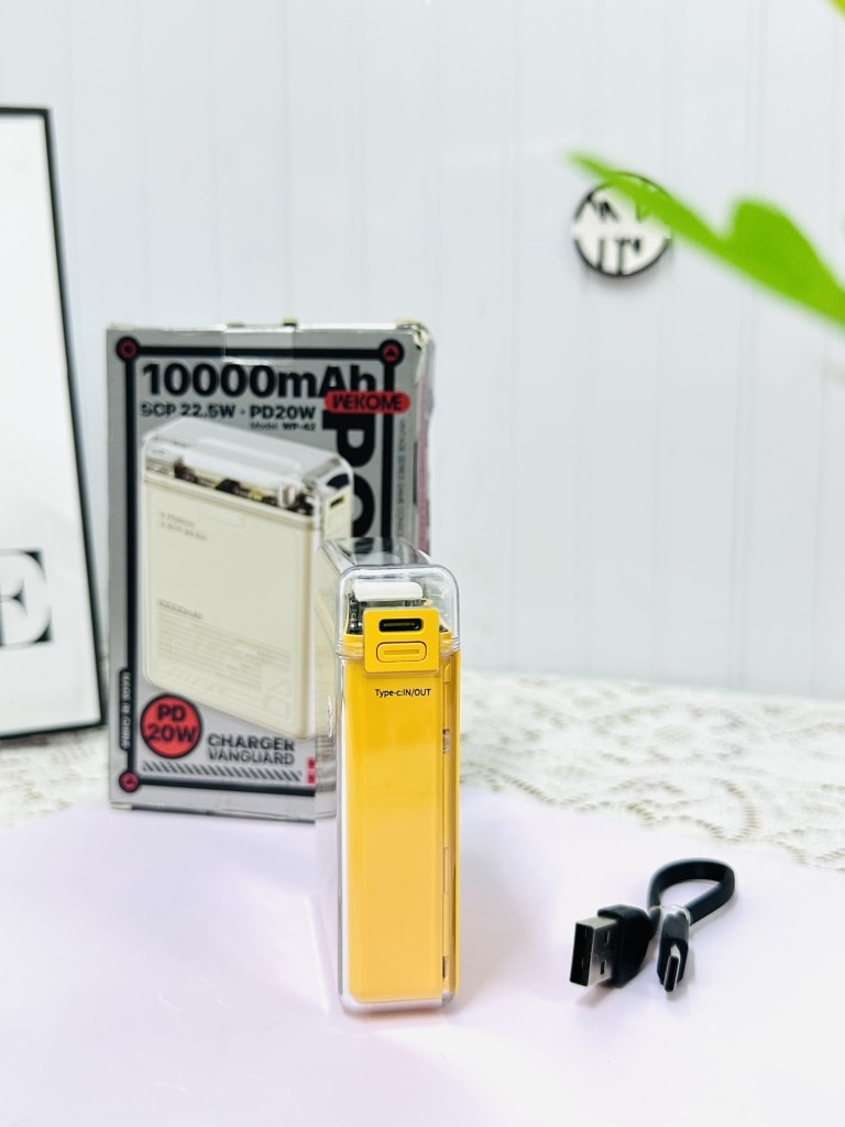 PIN SẠC DỰ PHÒNG 22.5W WP-42 WEKOME CHÍNH HÃNG 10.000mah