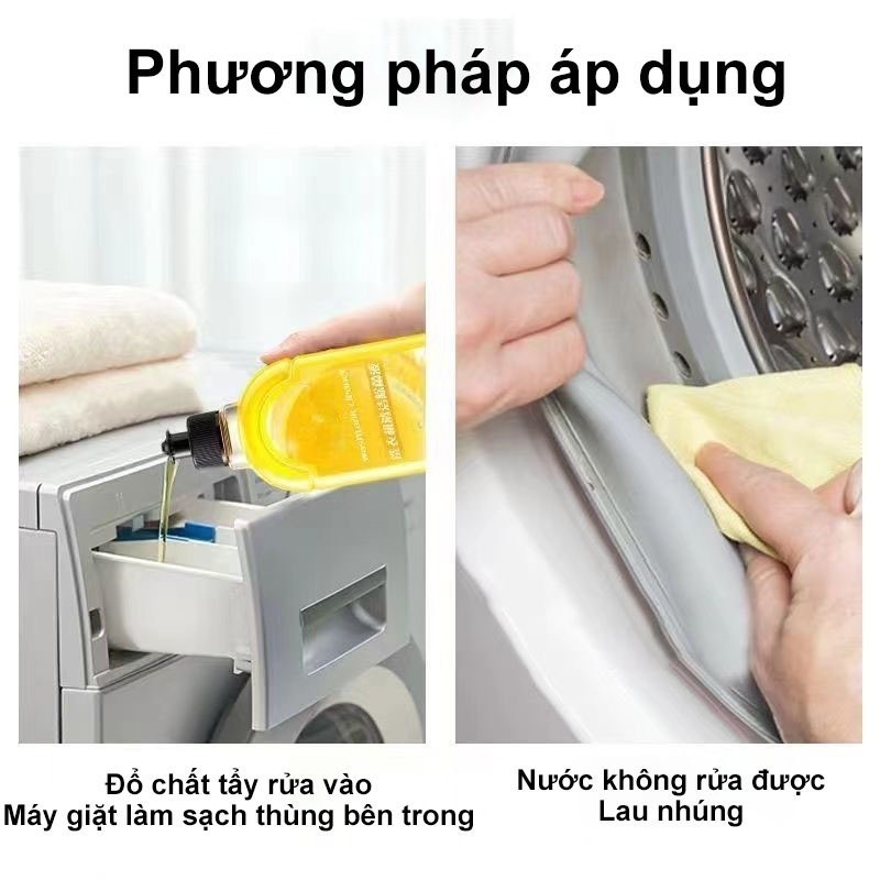 Dung Dịch Vàng Vệ Sinh Lồng Máy Giặt 500ml