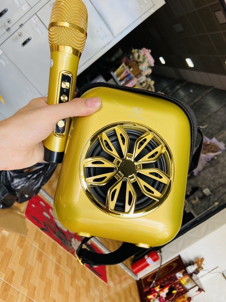Loa bluetooth karaoke A20 Mẫu Mới Nhất tặng kèm 1 micro ko dây (30)
