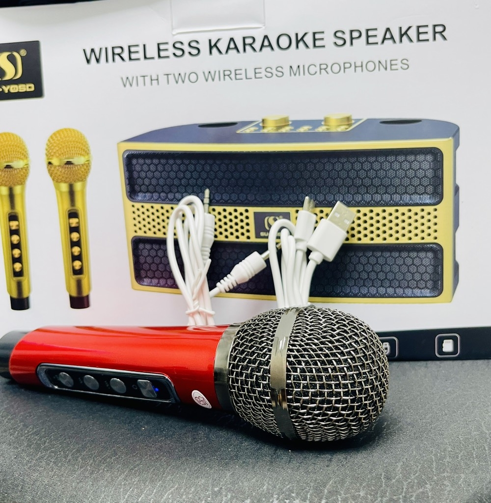 LOA KARAOKE BLUETOOH YS202 TẶNG KÈM 2 MICRO KHÔNG DÂY CỰC HAY (60)