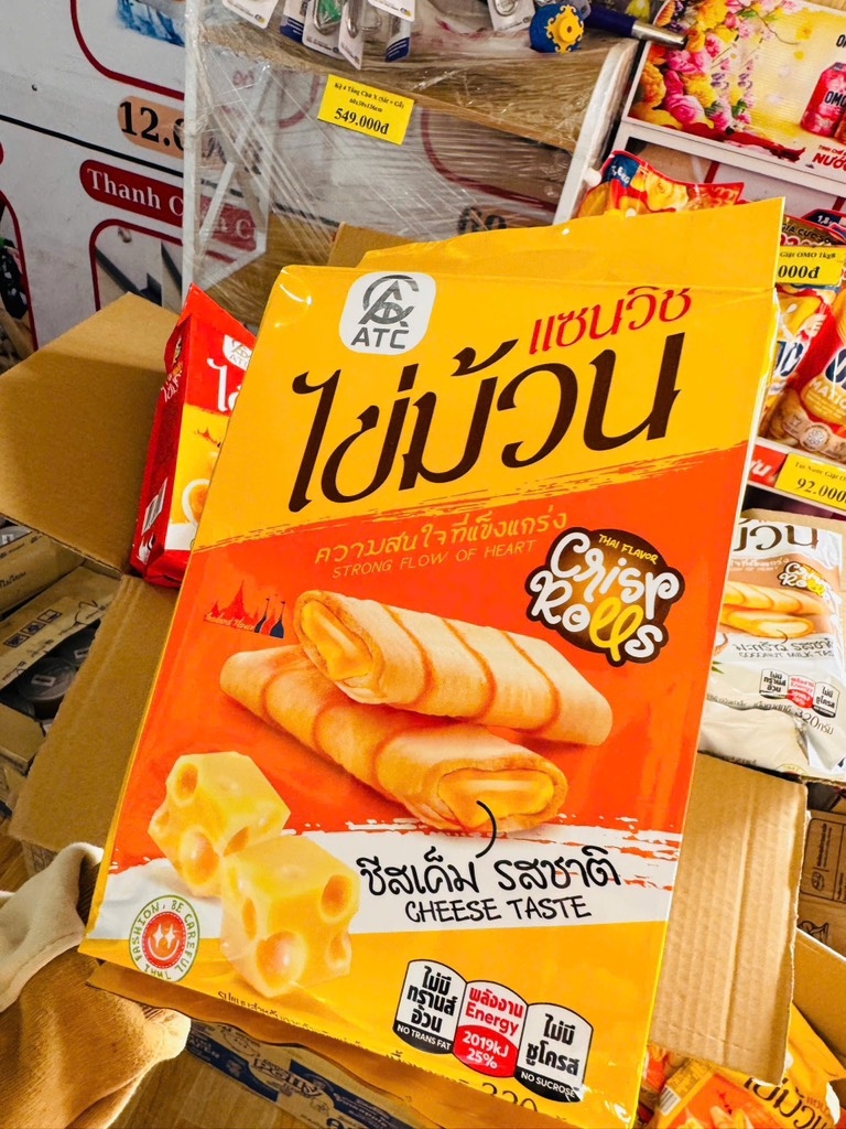 BÁNH QUẾ CUỘN NHÂN KEM HÀNG NĐ THÁI 320g