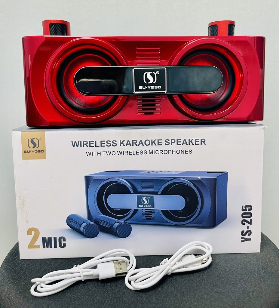 LOA KARAOKE BLUETOOTH YS-205 TẶNG KÈM 2 MICRO KHÔNG DÂY CHÍNH HÃNG CỰC HAY (60)