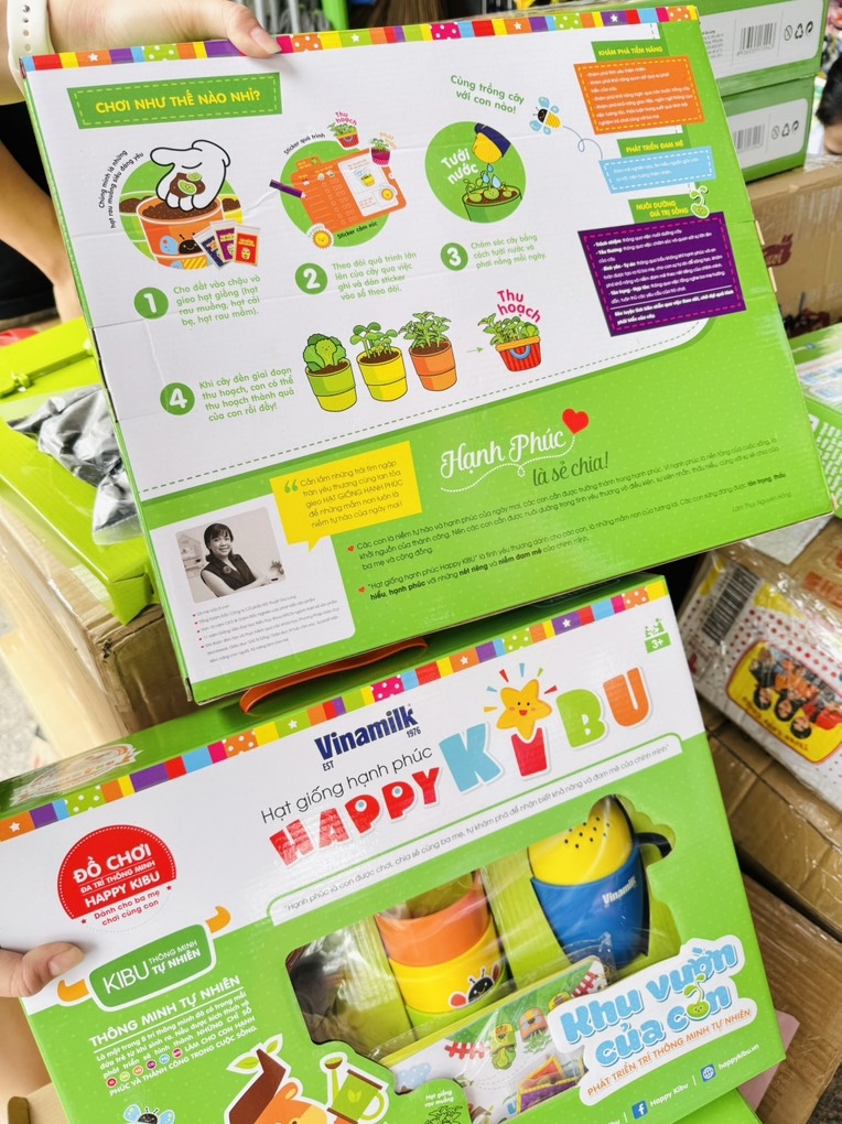 BỘ ĐỒ CHƠI TRỒNG CÂY VINAMILk CHO BÉ