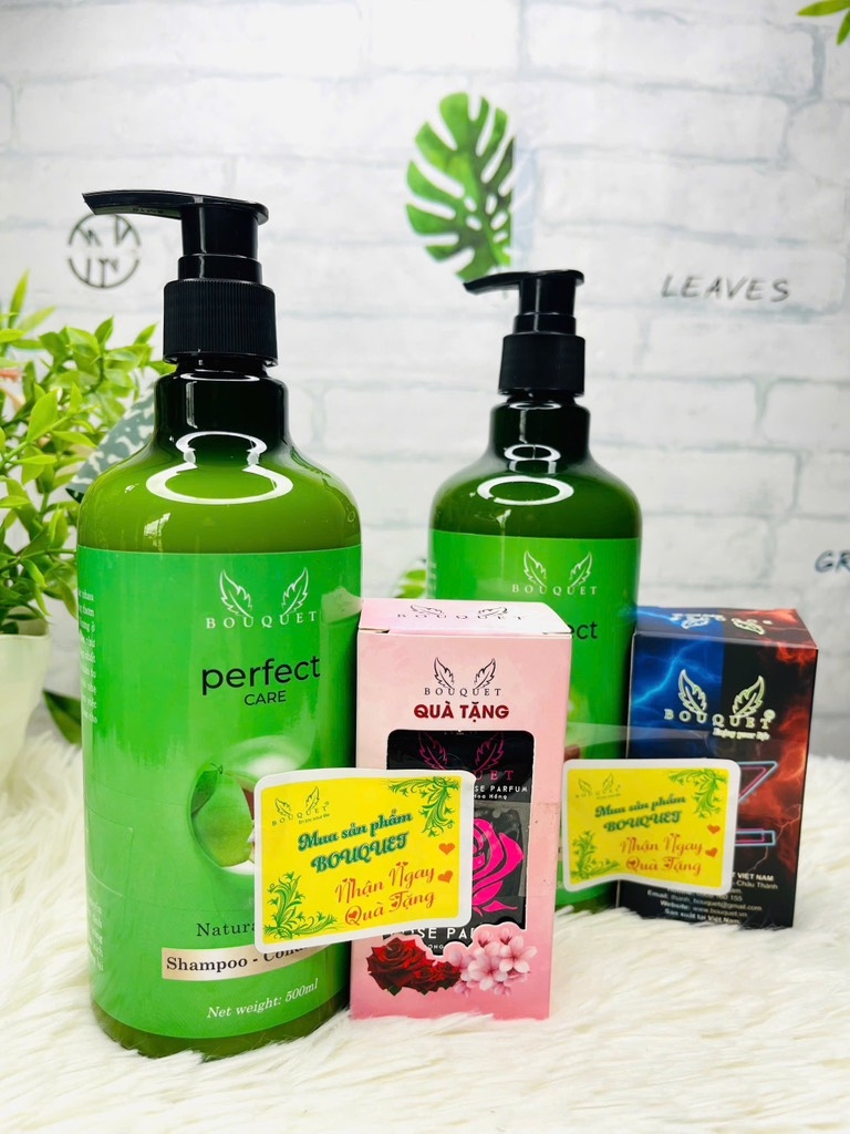 CHAI DẦU GỘI BƯỞI NGĂN NGỪA RỤNG TÓC BOUQUET CHÍNH HÃNG 500ml KÈM QUÀ TẶNG (10)