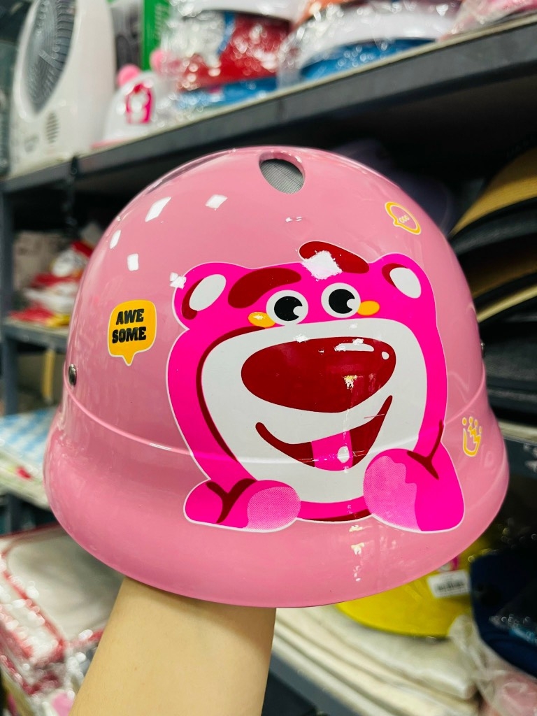 NÓN BẢO HIỂM TAI BÈO KUTE CHO BÉ (5)