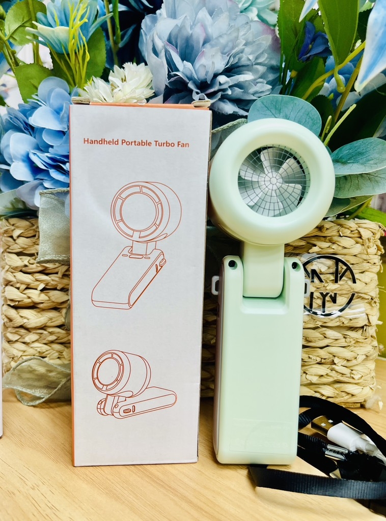 QUẠT TÍCH ĐIỆN CẦM TAY F607 PIN 3600mah (14) '