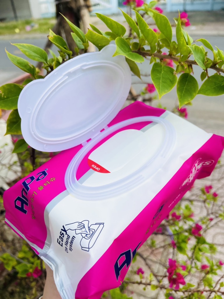 KHĂN ƯỚT ANPA CAO CẤP 800g ( 600g GIẤY) CHÍNH HÃNG KHÔNG MÙI AN TOÀN CHO BÉ (2)
