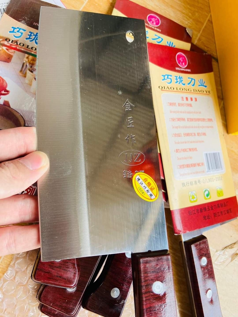 Dao Inox Chặt Xương Cán Gỗ (3)