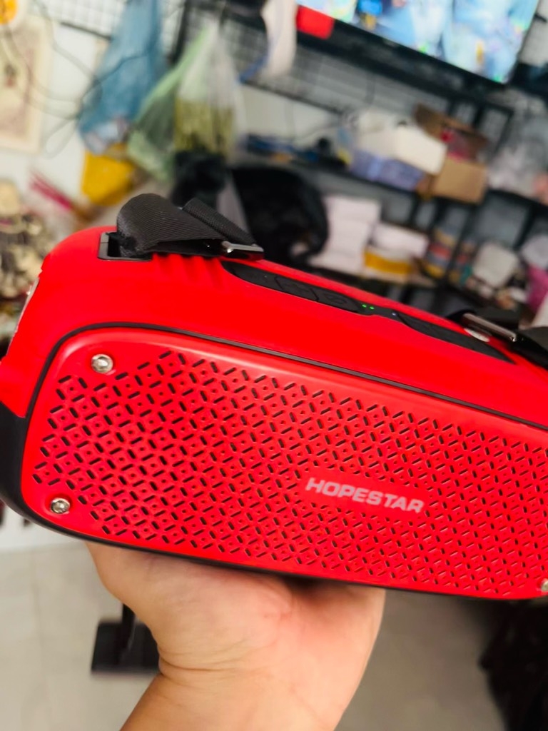 Loa bluetooth cao cấp HOPESTAR 20W, pin trâu, âm siêu trầm, chống nước IPX6 chính hãng bass siêu khủng