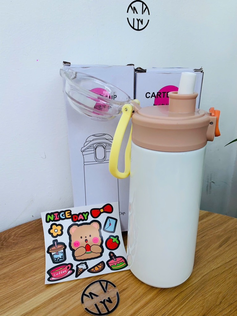 Bình nước inox hình gấu 500ml (7) '