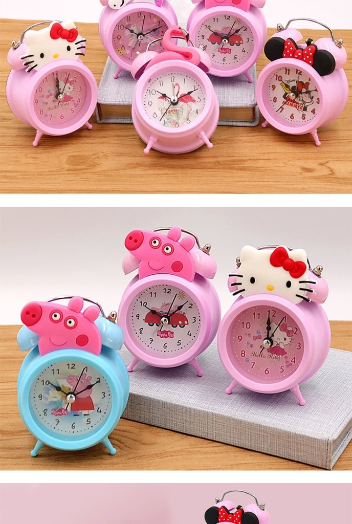 ĐỒNG HỒ BÁO THỨC 2 CHUÔNG NHIỀU HÌNH KUTE (5)