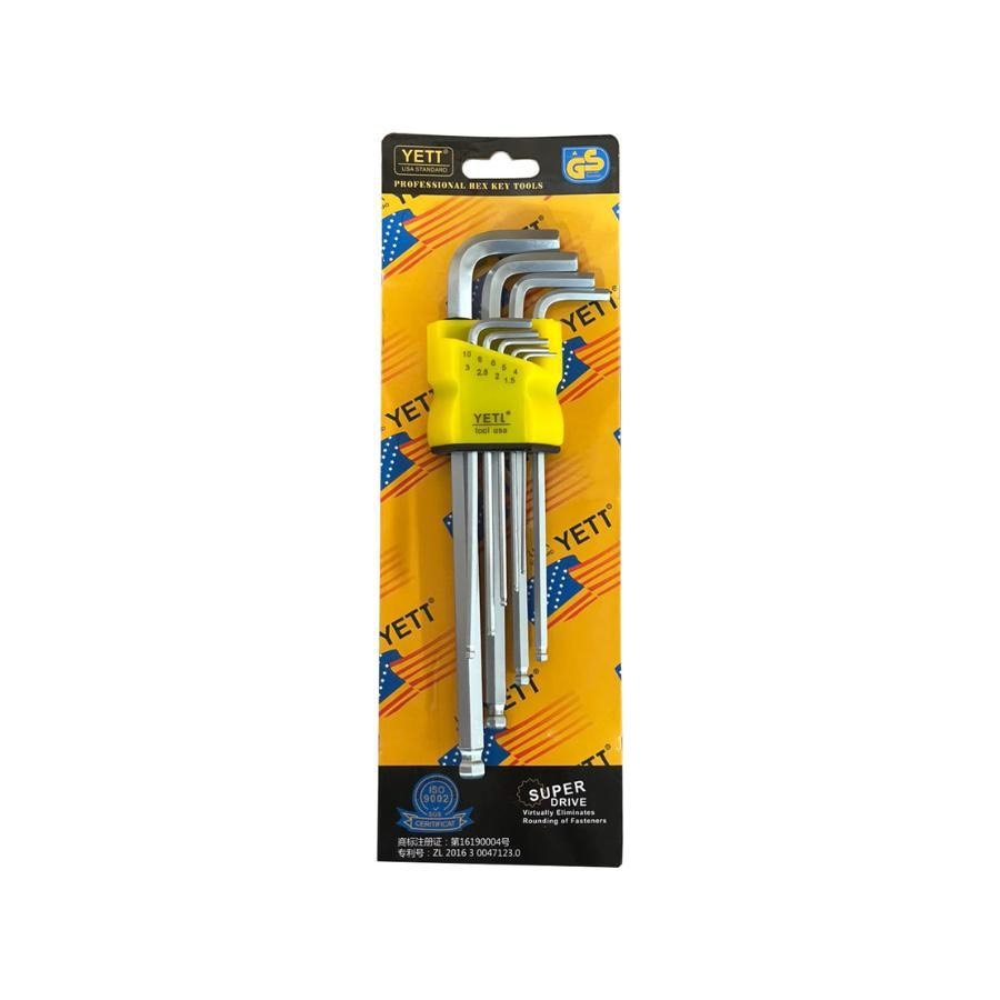 Bộ Lục Giác 9 Cây Đầu Bi Yeti (3)